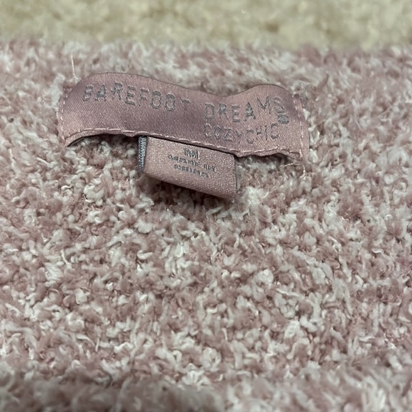 NWOT Barefoot Dreams CozyChic Pink Sweater - Picture 2 of 3